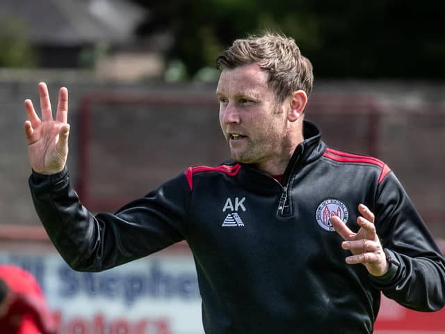 Brechin City manager Andy Kirk. Pic by Graeme Youngson