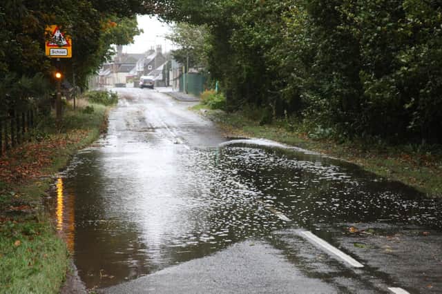 The scale of the damage left in Storm Babet’s wake is now being assessed across Angus. (Wallace Ferrier)