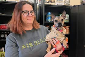 ​​Melanie Kiyani who accessed Pet Aid after seeking help at the Strathmartine Community Larder Foodbank in Dundee.​​​​​​​​​​​​​​​​​​​​​ (Scottish SPCA)