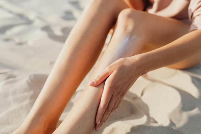 Suncream application