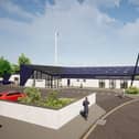 The proposed entrance to the new Gable End facility for Montrose Community Trust. You can see more about the project at www.youtube.com/watch?v=IVYDvLa-oWY.