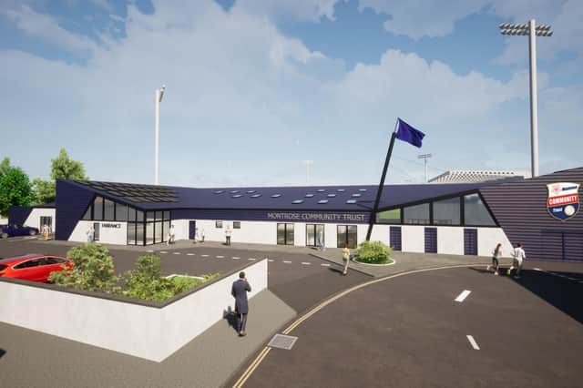 The proposed entrance to the new Gable End facility for Montrose Community Trust. You can see more about the project at www.youtube.com/watch?v=IVYDvLa-oWY.