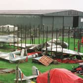 ​Montrose Air Station goes back as far as the First World War. This photograph of the RAF scrap yard there was published in 2000.