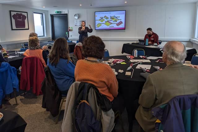 The joint event involved input from Sustainable Kirriemuir and Arbroath FC Community Trust.