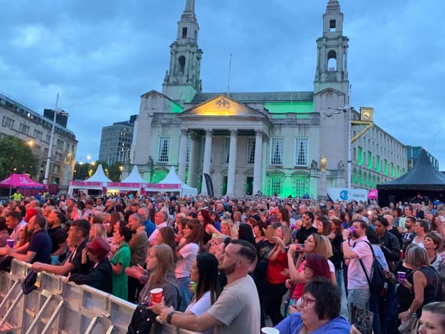 The space was packed out for the iconic event