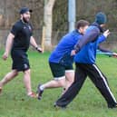 Teams of up to 10 are being invited to enter the Walking Rugby tournament. (Alan S Morrison)