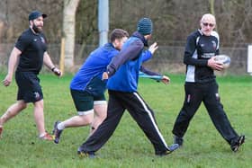 Teams of up to 10 are being invited to enter the Walking Rugby tournament. (Alan S Morrison)