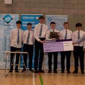 Pictured is the winning Grove Academy team. (Ross Henderson)