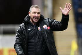 Montrose manager Stewart Petrie. Pic by Michael Gillen