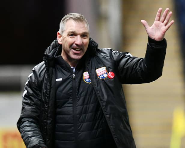 Montrose manager Stewart Petrie. Pic by Michael Gillen
