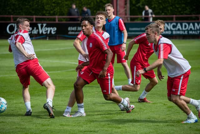 Brechin City will aim to hit the ground return as they plan a promotion push. All pics by Graeme Youngson