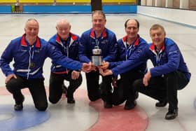 Alternate Robert Anderson, lead Mike Ferguson, second John Dowell, third John Davie and skip Keith Prentice. Pic by Louise Ferguson