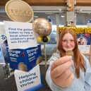 Tesco customers at the Montrose Superstore were given the chance to take part in a lucky dip to find a golden token.