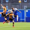 Kerr Waddell in action for Montrose against Alloa Athletic on Saturday (Pic: Michael McFarlane)