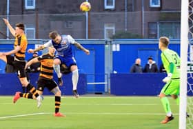 Kerr Waddell in action for Montrose against Alloa Athletic on Saturday (Pic: Michael McFarlane)