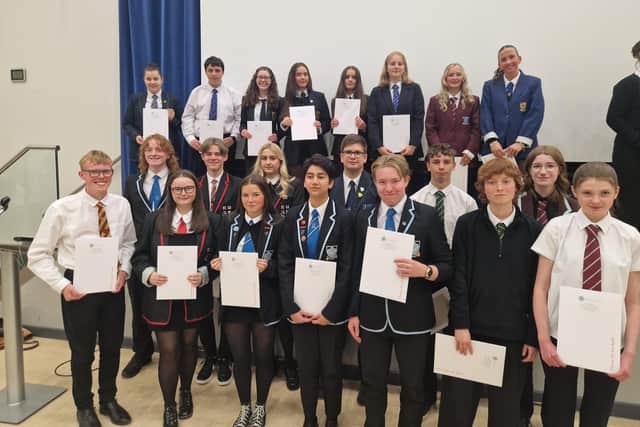 The Angus winners are pictured at this year’s ceremony.