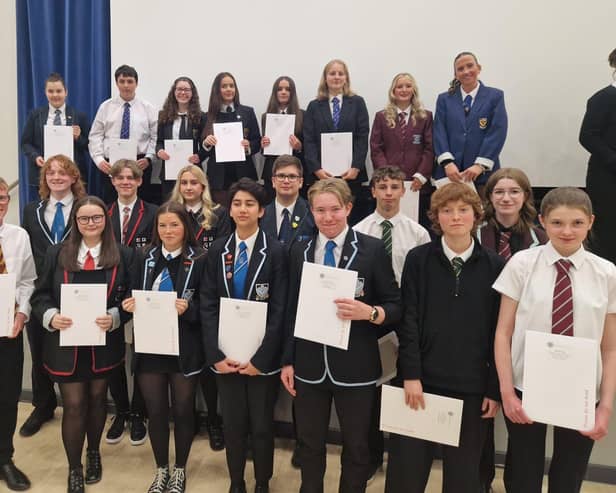 The Angus winners are pictured at this year’s ceremony.