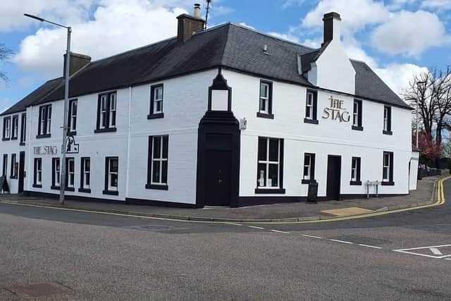 Mine's a pint...Forfar's Stag Hotel took top spot in the Beer Quality Award.