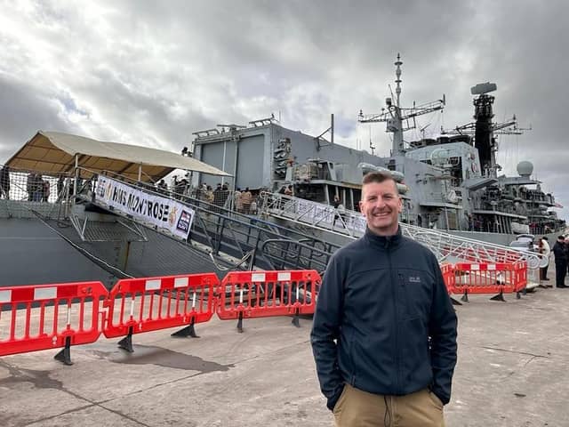 HMS Montrose called into its namesake port earlier this month as a goodbye to the town ahead of being decommissioned in April after covering almost half a million miles in the service of the country.