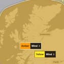 Weather warnings will remain in place across Scotland over the weekend. (Pic: Met Office)