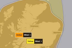 Weather warnings will remain in place across Scotland over the weekend. (Pic: Met Office)