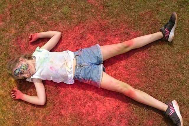 The colour run was a definite highlight of 2019’s festival – a change of clothes is recommended.