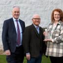 Ariane Bennet is pictured with (from left) Alan Clarke of QMS, chef Gary Maclean and Graeme Findlay from the SQA. (Graeme Hart)