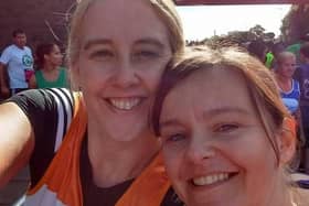 Jenny Junnier with sister Anna Watson