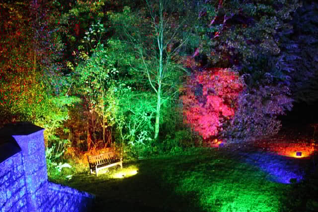 Magical....the stunning light trail launched at Glamis Castle last week to the delight of locals and visitors of all ages. Pics: Wallace Ferrier.
