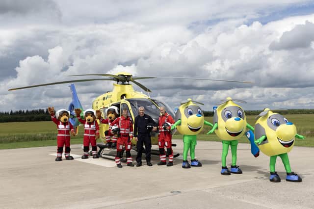 ​The mascots will help with fundraising and public engagement activities. (Graeme Hart)