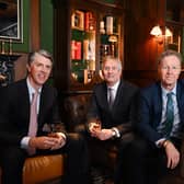 L to R Jonathan Harper, Links Collection Managing Partner, Michael Davern, Seaton House General Manager, Euan McGlashan, Valor Hospitality Chief Executive at the Grand Opening of Seaton House