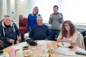 Pictured are Steering Group members Derek Stewart, Lucy Mackie, Roy Milne; (seated): Bill Reid and Kate Stewart.