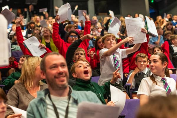 ​The event involved more than 500 primary school pupils from across the area, as well as college students.