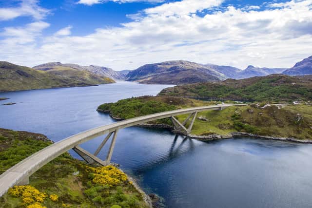 Kylesku Bridge in Sutherland, which sits on the North Coast 500. Sixty rangers have been axed across Scotland's beauty spots, including areas covered by the NC500. Picture: Richard Wiseman/Flickr/CC