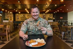 Members of the Armed Forces can enjoy a hot breakfast at Tesco cafes on 30th June