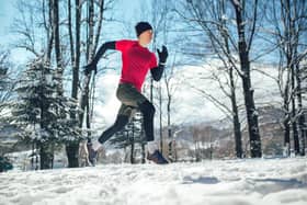 It's important to think about safety when exercising outside during winter (photo: Adobe)