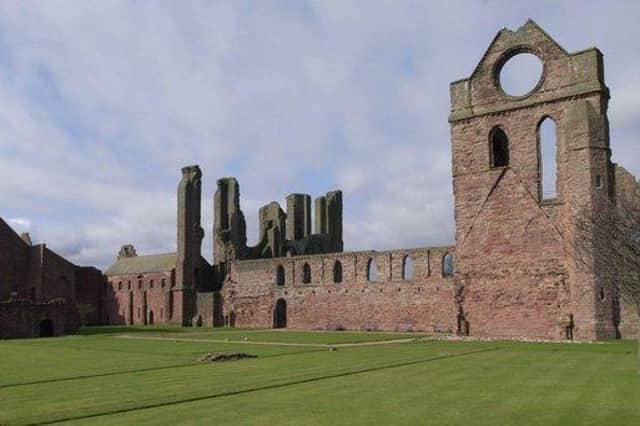 Arbroath Abbey is one of three HES properties being inspected, with restricted access in place while assessment is carried out.