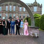 ​Pictured (l-r) are Katie King, Cerys Reid, Lily May, Meah Grant, Leon Robertson, Kyle Fairgrieve, Sean Hay, Liam Gowans and Lily Yorke. (Pic: Dundee & Angus College)