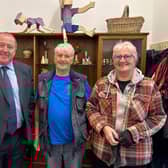​A visit to Carnoustie and Monifieth Community Shed was a highlight.