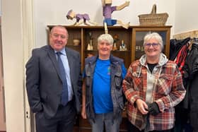 ​A visit to Carnoustie and Monifieth Community Shed was a highlight.
