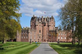 Delegates were given a tour of Glamis Castle’s private rooms.