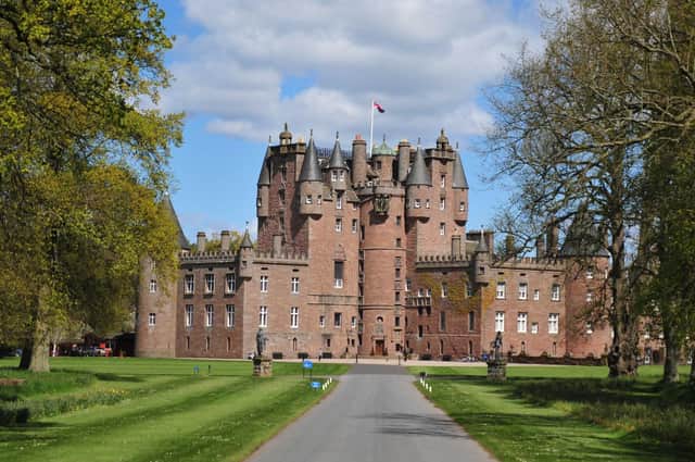 Delegates were given a tour of Glamis Castle’s private rooms.