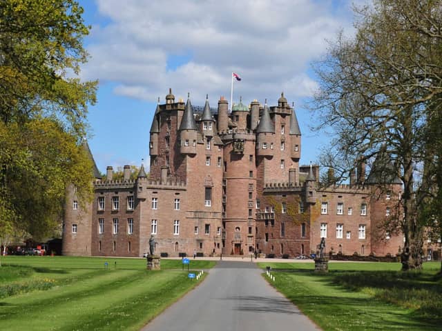 Delegates were given a tour of Glamis Castle’s private rooms.