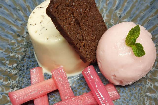 A beautiful seasonal dessert.