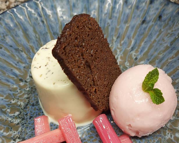 A beautiful seasonal dessert.