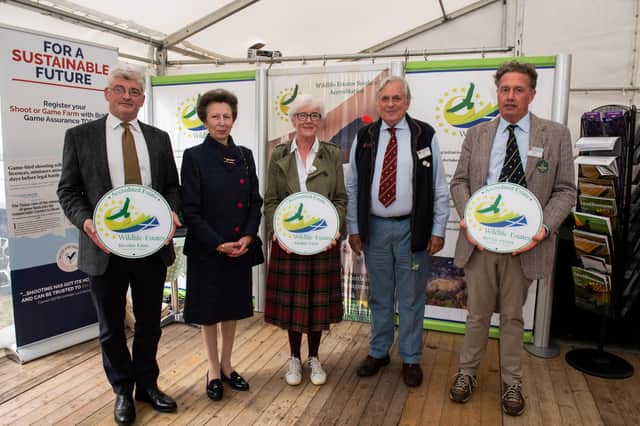 The WES accreditations were presented by HRH The Princess Royal and Dr Mike Cantlay OBE, NatureScot chairman.