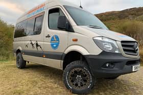 Travel in the comfort on a Skyefari 4x4 wildlife adventure.