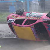 Becki Ritchie rolling her car
