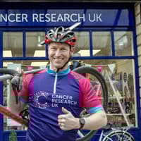 Nathan is back in the saddle to raise funds for Cancer charity