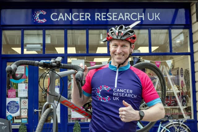 Nathan Grove will take on the 55-mile route of the Etape Caledonia for Cancer Research UK. (Graeme Hart)